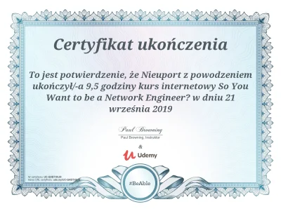 konik_polanowy - So You Want to be a Network Engineer? 

Kurs z 2014 roku. Bardzo d...