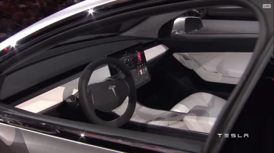 L.....e - Ładna ta Tesla z zewnątrz. Ale wewnątrz? To wygląda jak biurko z kierownicą...
