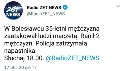 falszywyprostypasek - W Polsce stabilnie. 

W Bolesławcu 35-letni mężczyzna zaatakowa...