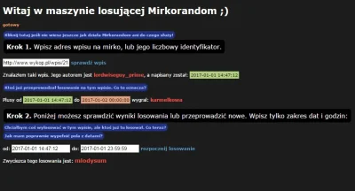 lordwiseguy_prime - @mlodysum - z racji rezygnacji @karmelkowa zostałeś wylosowany w ...