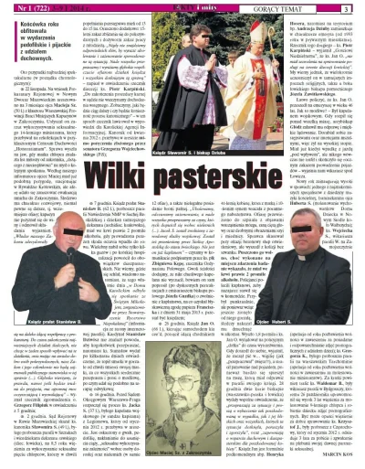 G.....M - Media gównianego nurtu piszą/mówią o kapucynie-pedofilu po 8 miesiącach od ...