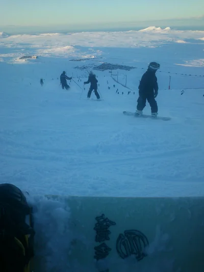 m.....l - bialo i zajebiscie #snowboard