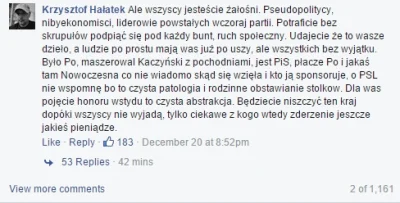 malamysz - Odnośnie całej aktualnej burzy politycznej - według mnie w samo sedno.
SP...