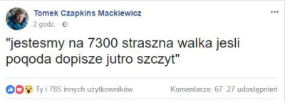 x.....e - Jutro możemy mieć pierwszego Polaka na Nanga Parbat zimą :) Można Czapę lub...