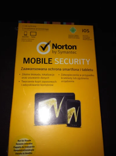 XpedobearX - Mircy, mam do rozdania licencję na Nortona Mobile Security (1 rok). Jako...