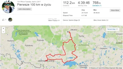 jestemmaruda - Dzisiaj przejechałam pierwszy raz w życiu 100 km na mojej #szosa 
Jeż...
