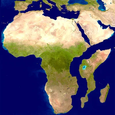 zlotypiachnaplazy - Afryka pęka na naszych oczach, tak to ma wyglądać za jakiś czas. ...