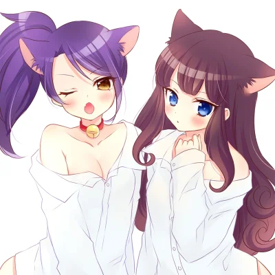 l.....f - #randomanimeshit #pripara #shiontoudou #aromakurosu #kemonomimi #nekomimi #...