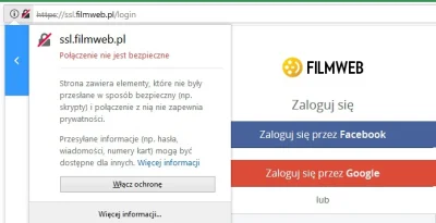 pistonek - Mam jakiś dziwny problem z SSLem na Firefoxie. Https jest przekreślone i j...