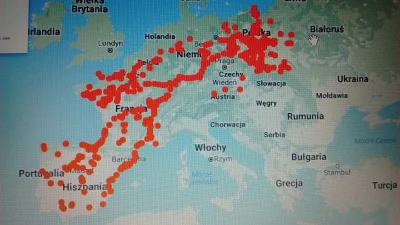 absoladoo - Nawet w historii lokalizacji kierowcy widać podział na Polskę A i Polskę ...