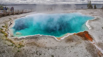 Zdejm_Kapelusz - West Thumb Geyser Basin. Park Yellowstone.

#fotografia #earthporn...