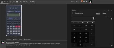 behereit - Microsofcie mam złe wieści
 wykonanie testu 1 + 2 × 3 = da odpowiedź na py...