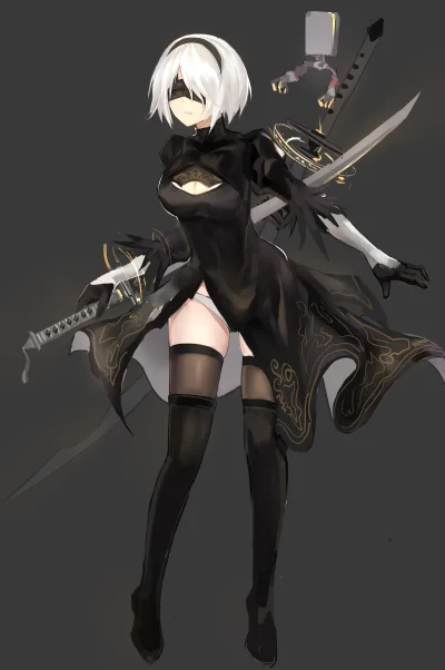 n.....S - #randomanimeshit #nierautomata #yorha2b #