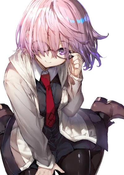 n.....S - #randomanimeshit #fate #shielder #meganekko #