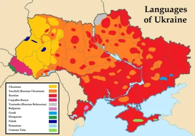 Pannoramix - Bardzo interesująca #mapa Ukrainy, pokazująca różnice (bardziej szczegół...