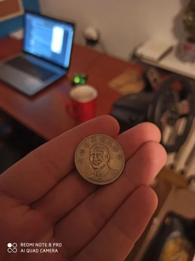 Bushido34 - Kilka tygodni temu kolega z Chin przesłał mi monetę na nowy rok :)