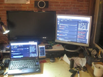 wytrzzeszcz - spełniłem sen o 2 monitorach do laptopa :D #laptopy #pokazbiurko i #pok...