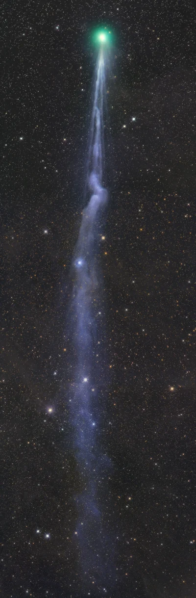 cruc - #kometa #lovejoy zdjęcie wykonał 21 stycznia tego roku astronom amator Gerald ...