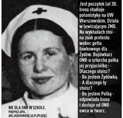 falszywyprostypasek - 15 lutego 1910 r. urodziła się Irena Sendlerowa, która pomogła ...