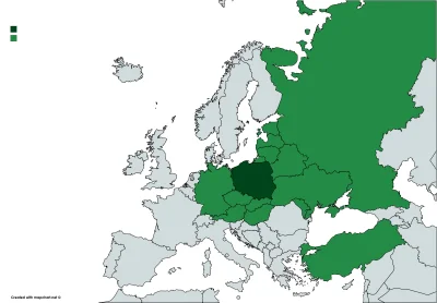 Tosiek14 - @Ustrojstwo: A tutaj mapa z reddit pod tytułem kraje które zakatowała Pols...