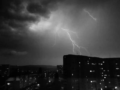ekstraordynarny - Takie coś popełniłem podczas burzy ( ͡° ͜ʖ ͡°) #szczecin