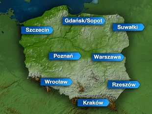 Dupa01 - Zupełnie jak Łódź na mapach pogody #GetLodzOnTheMap ( ͡~ ͜ʖ ͡°)