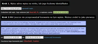 R.....L - Nie podałem godziny losowania, ale widzę że plusy się ustabilizowały więc l...