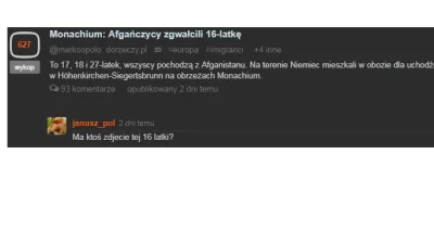 Partyzant91 - Ta akcja z @janusz_pol i tą laską z tindera może się skończyć tragedią....