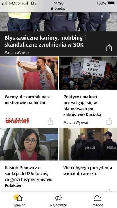 r.....k - Masakra, onet sobie z tego nic nie robi. Środa 7 marca 11.30, główna strona...