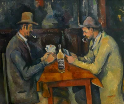 Nienormalnyb - Grający w karty ver 1. – nieznana wersja obrazu Paula Cézanne'a z lat ...