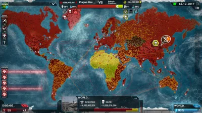 Mardos - Ta mapka z profilowego trochę przypomina grę Plague Inc. ( ͡° ͜ʖ ͡°)