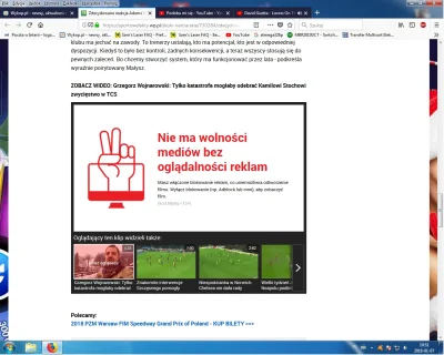 A.....k - W wp.pl w dalszym ciągu zniewolone przed adbloka. Biedaczki.