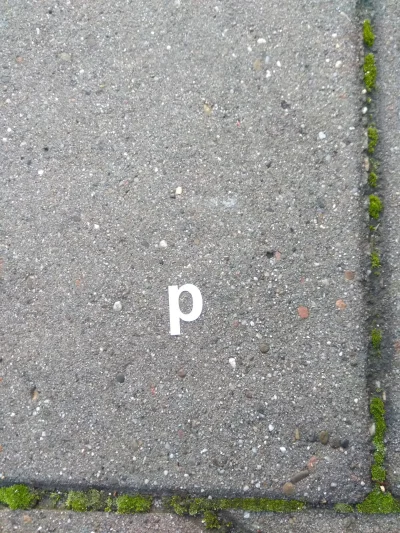 luxkms78 - Znalazłem na chodniku przed chwilą. To litera p czy d?

#zagadka #znalezio...