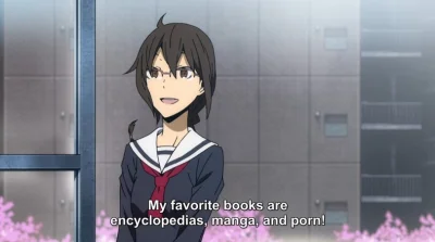 Banri - ( ͡° ͜ʖ ͡°)
#randomanimeshit #durarara #meganekko