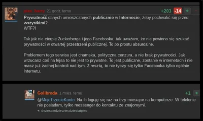 g.....y - Wielu osobom niestety się wydaje, że Facebook ich szpieguje, bo ma ich zdję...