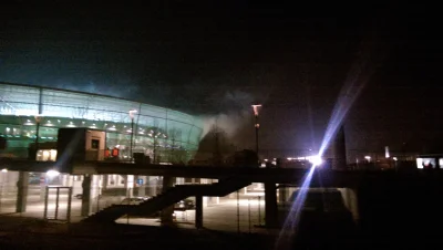 wiktusser - #wroclaw #wks stadion się pali