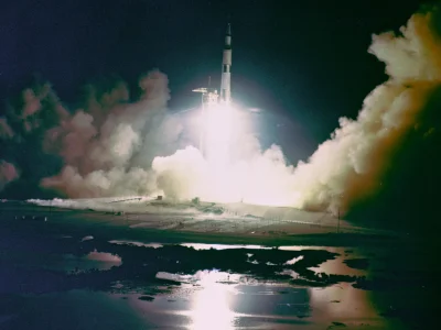 d.....4 - Nocny start Saturna V misji Apollo 17.

KSC, 7 grudnia 1972

#kosmos #rakie...
