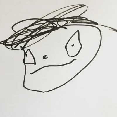 oh_cherry - Mój syn (prawie lvl3) po raz pierwszy w życiu narysował mój portret. Podz...