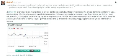 ziobro2 - @ZEO4: He he a wykopki juz przewidywały upadek banku i całych niemiec XD Ta...