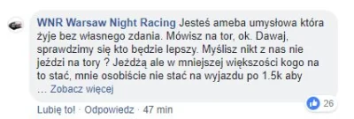 PlejBania - Łorsoł baj najt:
"Jesteś ameba umysłowa która żyje bez własnego zdania. ...