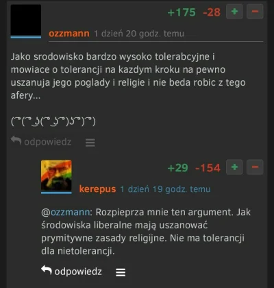 L.....i - "Hurr durr masz się ubierać tak jak Ci rozkazujemy, bo będziesz tyrany w im...