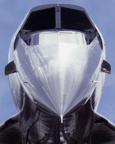 s.....w - Opuszczany nos samolotu Concorde.

Samolot w układzie delta ląduje i startu...