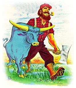 a665321 - Paul Bunyan) – legendarny drwal, będący znaczącą postacią w amerykańskim fo...