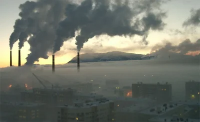 zafrasowany - Taki tam lekki smog w Norylsku, spokojnie mieszkańcy w celach zdrowotny...