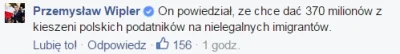 000loki - @erbo: nie mówił jak sprawić, żeby kasa wpadła do uchodźców. Powiedział, że...