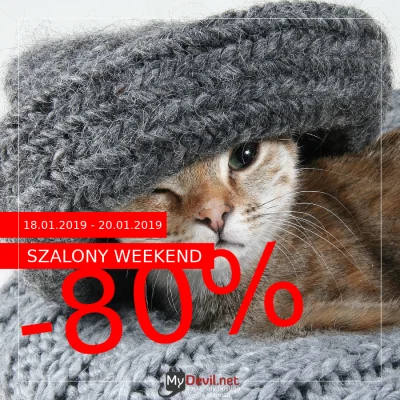 MyDevil - Promocja "Szalone Weekendy #2" 18.01.2019 - 20.01.2019

Nasza promocja je...