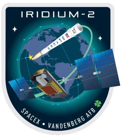 O.....Y - Logo nadchodzącej misji z satelitami Iridium NEXT. Start jutro o 22:24 czas...