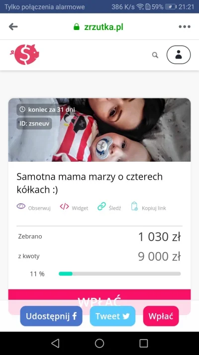 LittleChad - Mirki, mam nadzieje, ze pomozecie samotnej mamie w zbiorce pieniedzy na ...