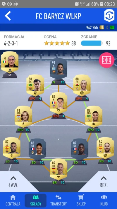 Colin90 - #fut kogo umieścić za Isco ? Będę miał na ten cel około 250k