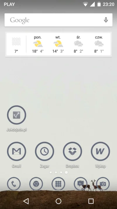 padobar - #pokazpulpit #android 

apex launcher z gray circle
muszę tylko podpisy ...